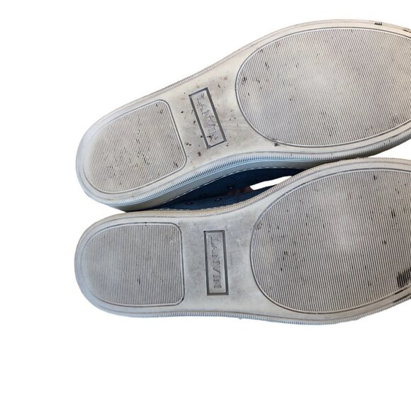 LANVIN Shoes Size 8 Blue - Picture 10 of 11